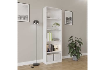 Hemani Bokhylle 64 cm i Lakkert Tre - Hvit - Oppbevaring - Hylle - Bokhylle