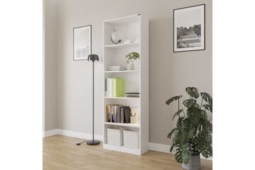 Hemani Bokhylle 64 cm i Lakkert Tre - Hvit - Oppbevaring - Hylle - Bokhylle