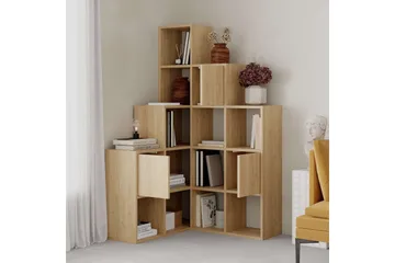 Hideo Bokhylle 150,8 cm - Brun/Eik - Oppbevaring - Hylle - Bokhylle