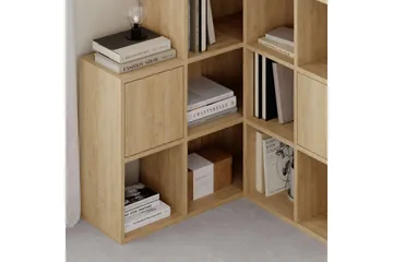 Hideo Bokhylle 150,8 cm - Brun/Eik - Oppbevaring - Hylle - Bokhylle