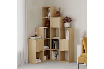 Hideo Bokhylle 150,8 cm - Brun/Eik - Oppbevaring - Hylle - Bokhylle