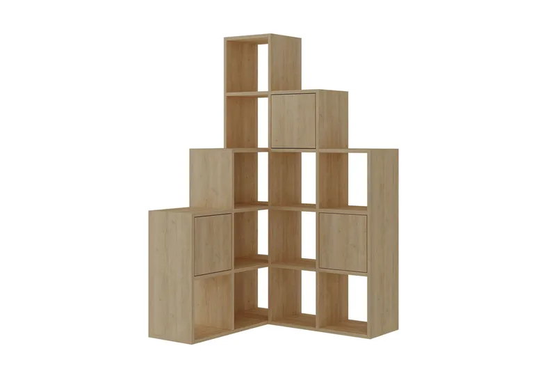 Hideo Bokhylle 150,8 cm, Brun/Eik