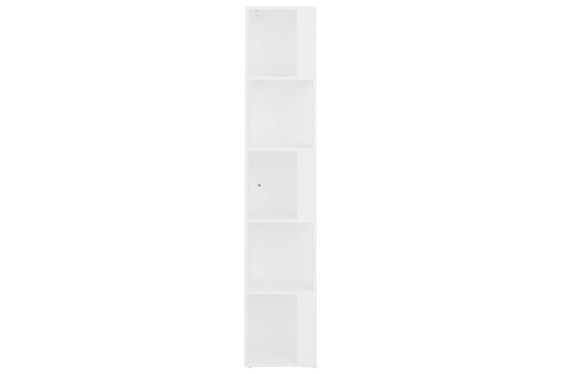 Hjørneskap hvit 33x33x164,5 cm sponplate - Hvit - Hjørnehylle