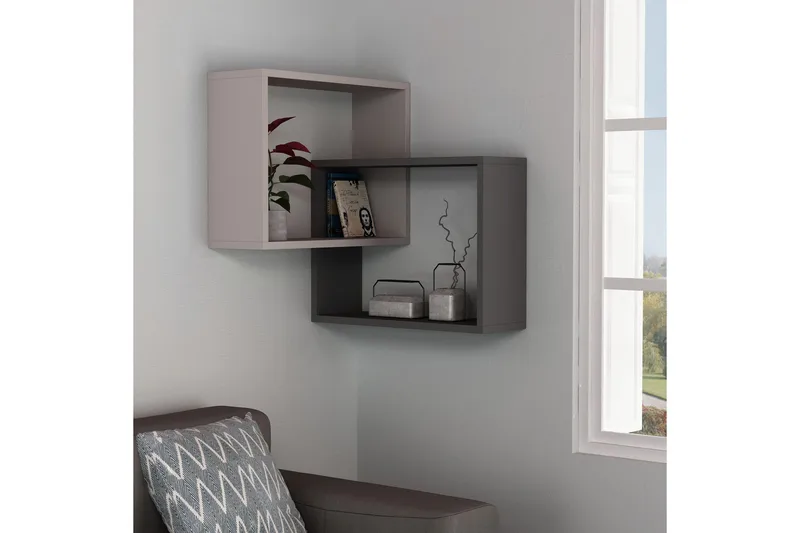 Homitis Vegghylle - Oppbevaring - Hylle - Hjørnehylle