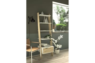 Hostafranc Bokhylle 180 cm - Natur - Oppbevaring - Hylle - Bokhylle