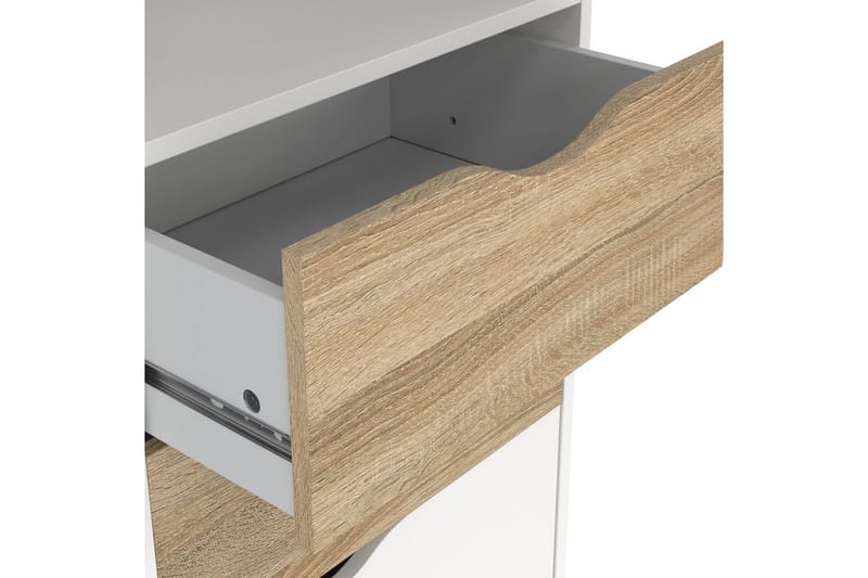 Hostafranc Bokhylle 50,2 cm - Hvit - Oppbevaring - Hylle - Bokhylle