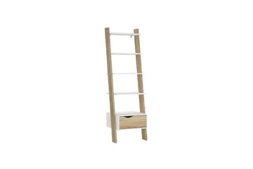 Hostafranc Bokhylle 55,1 cm i Eik - Hvit - Oppbevaring - Hylle - Bokhylle