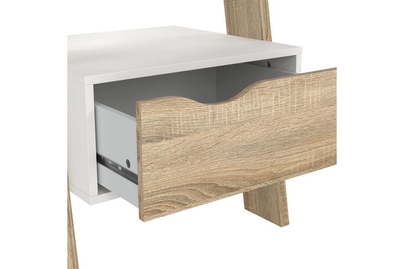 Hostafranc Bokhylle 55,1 cm i Eik - Hvit - Oppbevaring - Hylle - Bokhylle