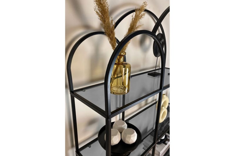 Hu Bokhylle 100 cm - Sort - Oppbevaring - Hylle - Bokhylle