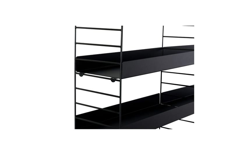 Hyler Homitis Pira Hylle 98 cm Svart - Oppbevaring - Hylle - Hyllesystem