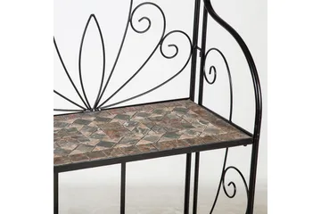 Hylle MOSAIC 60x30xH128cm mørkegrå/brun - Oppbevaring - Hylle - Hagehylle