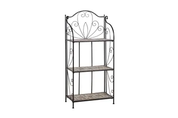 Hylle MOSAIC 60x30xH128cm mørkegrå/brun - Oppbevaring - Hylle - Hagehylle