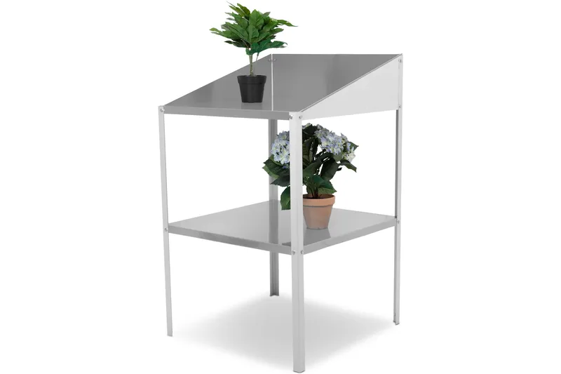 Drivhushylle 56x56x92 cm - Sølv - Oppbevaring - Hylle - Hagehylle