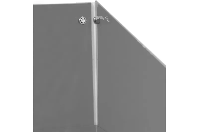 Drivhushylle 56x56x92 cm - Sølv - Oppbevaring - Hylle - Hagehylle