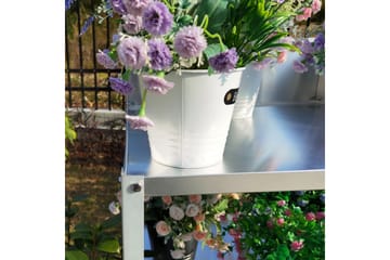 Drivhushylle 56x56x92 cm - Sølv - Oppbevaring - Hylle - Hagehylle