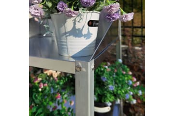 Drivhushylle 56x56x92 cm - Sølv - Oppbevaring - Hylle - Hagehylle