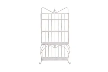 Plantehylle 4 hyller metall lyst beige PAVONA - Beige - Oppbevaring - Hylle - Hagehylle