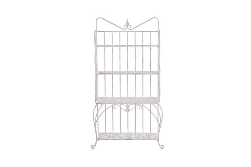 Plantehylle 4 hyller metall lyst beige PAVONA - Beige - Oppbevaring - Hylle - Hagehylle