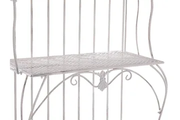 Plantehylle 4 hyller metall lyst beige PAVONA - Beige - Oppbevaring - Hylle - Hagehylle