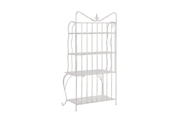 Plantehylle 4 hyller metall lyst beige PAVONA - Beige - Oppbevaring - Hylle - Hagehylle