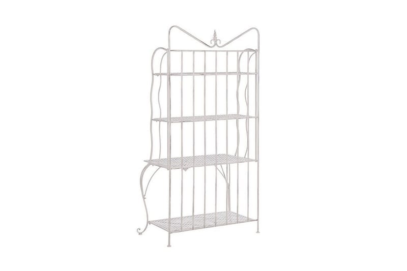 Plantehylle 4 hyller metall lyst beige PAVONA - Beige - Oppbevaring - Hylle - Hagehylle