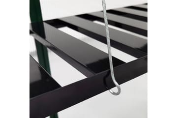 Vegghengt hylle 126x30,5x3 cm - Svart - Oppbevaring - Hylle - Hagehylle