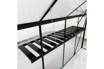 Vegghengt hylle 126x30,5x3 cm - Svart - Oppbevaring - Hylle - Hagehylle