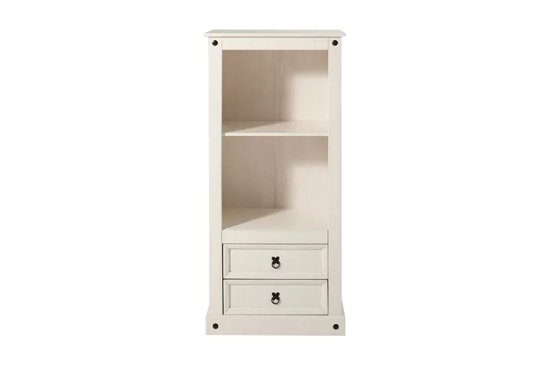 Ayala Bokhylle 65 cm i Malt Tre - Hvit - Oppbevaring - Hylle - Bokhylle