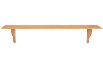 Ayala Hylle 120 cm - Lysebrun - Oppbevaring - Hylle - Vegghylle