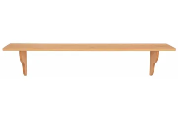 Ayala Hylle 120 cm - Lysebrun - Oppbevaring - Hylle - Vegghylle