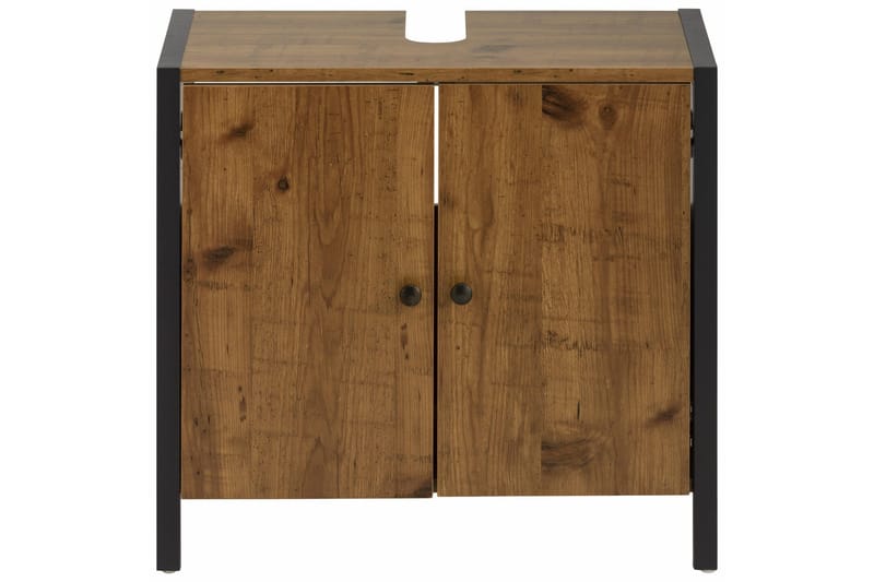 Brayden Tvättställ 60 cm - Brun/Svart - Oppbevaring - Oppbevaring til baderom - Servantskap & kommode