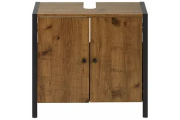 Brayden Tvättställ 60 cm - Brun/Svart - Oppbevaring - Oppbevaring til baderom - Servantskap & kommode