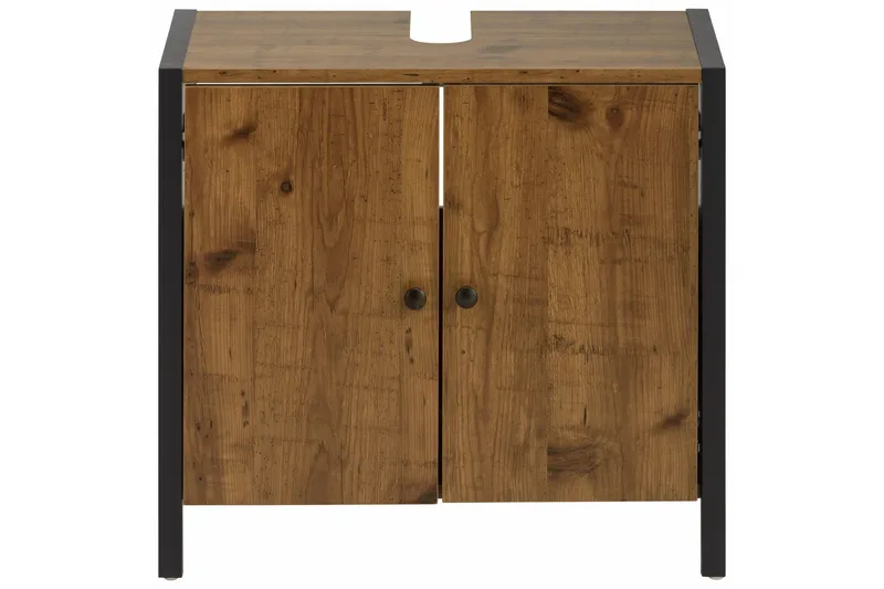 Brayden Tvättställ 60 cm - Brun/Svart - Oppbevaring - Oppbevaring til baderom - Servantskap & kommode