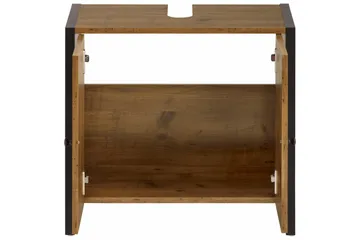 Brayden Tvättställ 60 cm - Brun/Svart - Oppbevaring - Oppbevaring til baderom - Servantskap & kommode