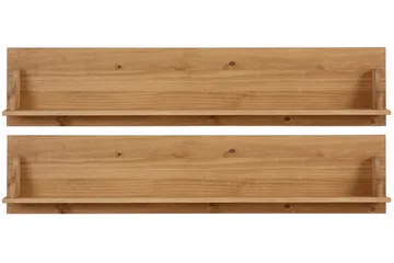 Taisia Vegghylle 120 cm 2-pk - Brun - Oppbevaring - Hylle - Vegghylle