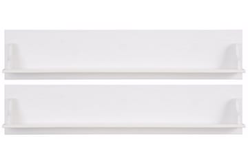 Taisia Vegghylle 120 cm 2-pk - Hvit - Oppbevaring - Hylle - Hyllesystem