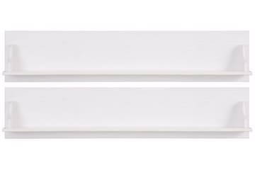 Taisia Vegghylle 120 cm 2-pk - Hvit - Oppbevaring - Hylle - Vegghylle