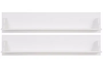 Taisia Vegghylle 120 cm 2-pk - Hvit - Oppbevaring - Hylle - Vegghylle