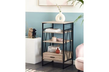 Keene Bokhylle 56 cm i Eik - Lysebrun - Oppbevaring - Hylle - Bokhylle