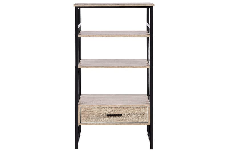 Keene Bokhylle 56 cm i Eik - Lysebrun - Oppbevaring - Hylle - Bokhylle