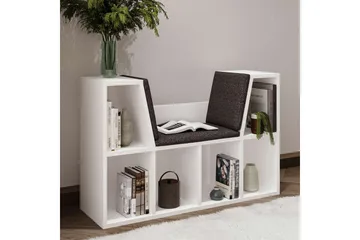 Kylen Bokhylle 103 cm - Hvit - Oppbevaring - Hylle - Bokhylle