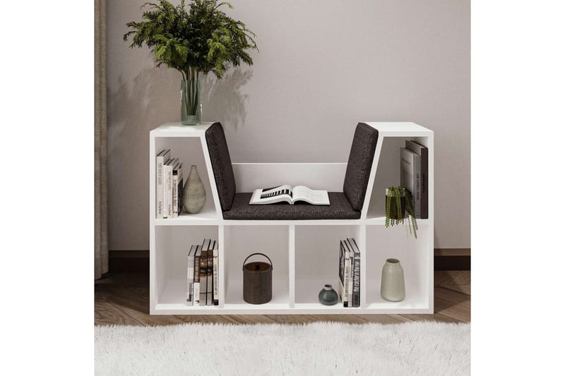 Kylen Bokhylle 103 cm - Hvit - Oppbevaring - Hylle - Bokhylle