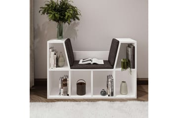 Kylen Bokhylle 103 cm - Hvit - Oppbevaring - Hylle - Bokhylle