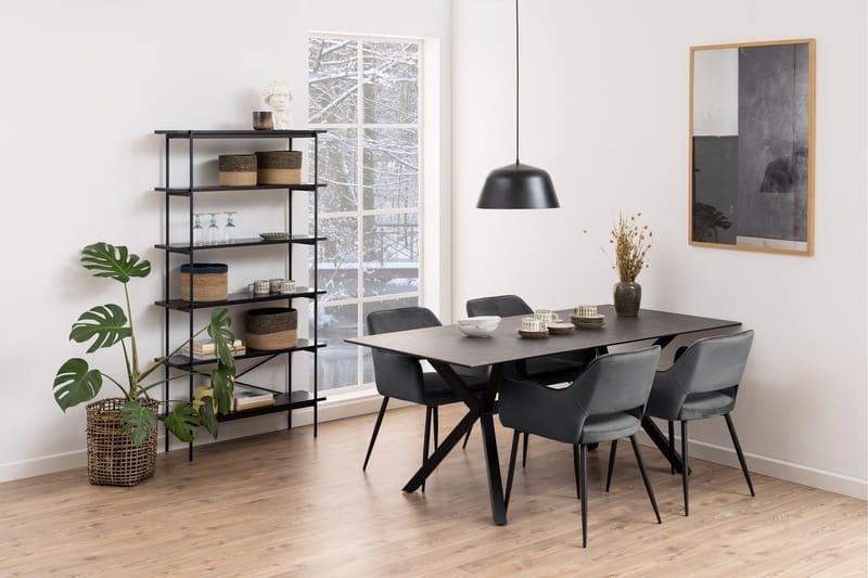 Mehoopany Bokhylle 94 cm i Malt Tre - Svart - Oppbevaring - Hylle - Bokhylle