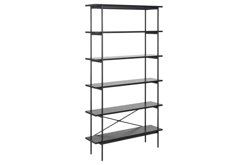 Mehoopany Bokhylle 94 cm i Malt Tre, Svart