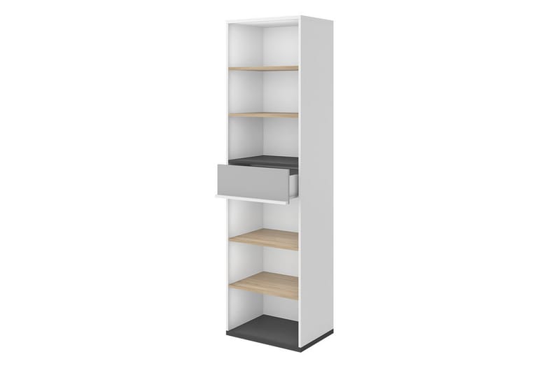 Metropolitan Bokhylle 55x40 cm - Brun/Hvit/Lysegrå/Sort - Oppbevaring - Hylle - Bokhylle