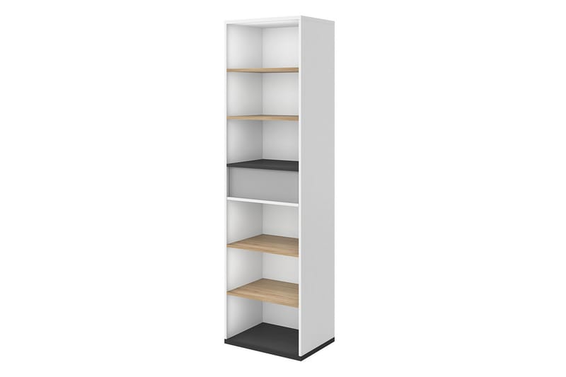 Metropolitan Bokhylle 55x40 cm - Brun/Hvit/Lysegrå/Sort - Oppbevaring - Hylle - Bokhylle