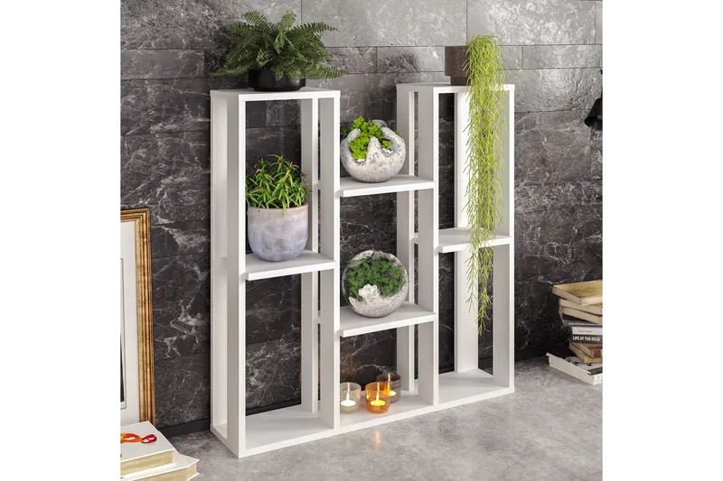 Michiyo Plantebord 90 cm - Hvit - Møbler - Bord - Avlastningsbord & sidobord - Blomsterbord