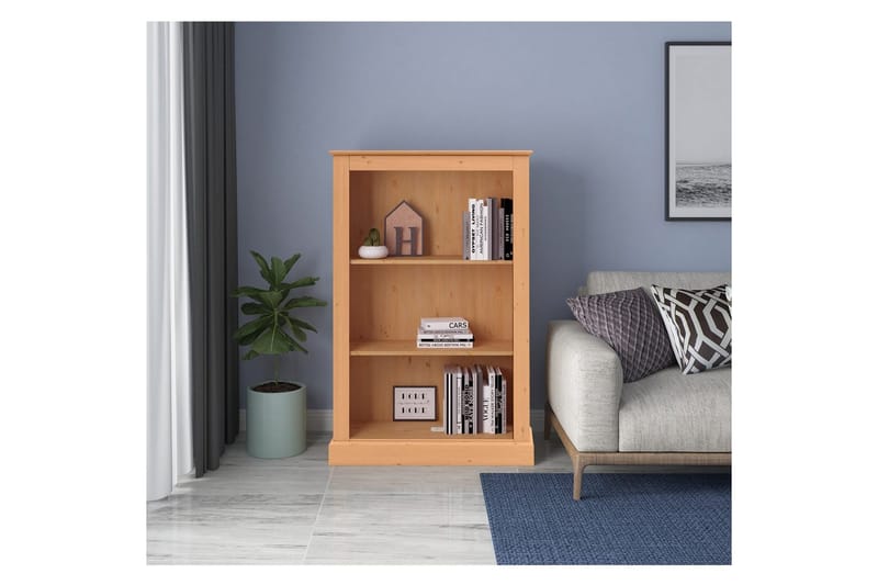 Mille Bokhylle 120x77 cm - Brun - Oppbevaring - Hylle - Bokhylle