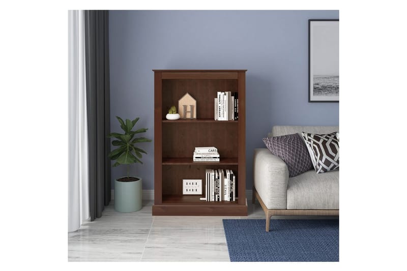 Mille Bokhylle 120x77 cm - Brun - Oppbevaring - Hylle - Bokhylle